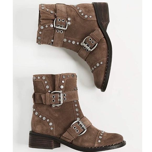 Sam Edelman Shoes | Sam Edelman Brown Drea Motorcycle Bootie Sz 7.5 | Color: Brown | Size: 7.5 | Lotus101's Closet